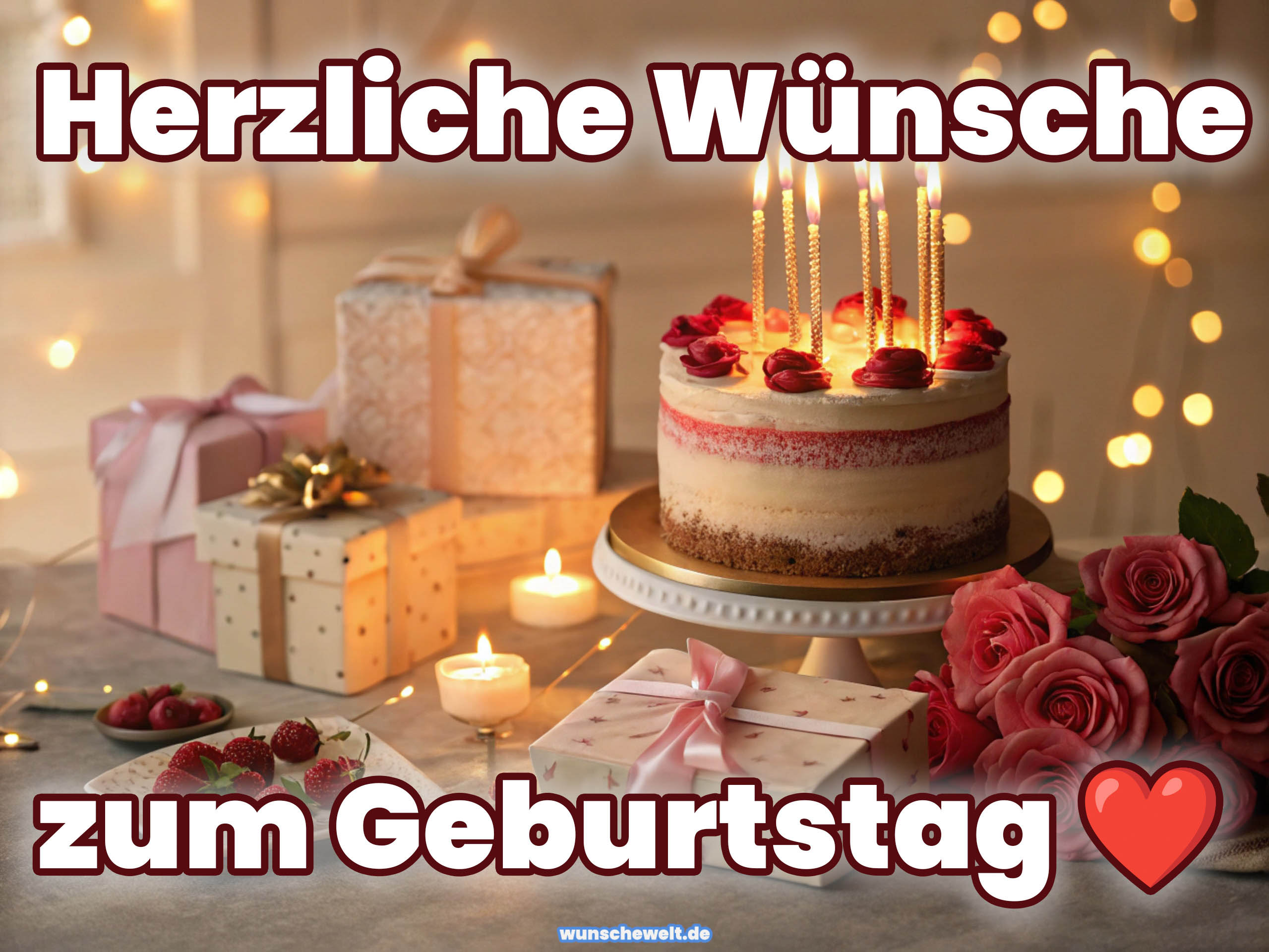 30 herzliche Wünsche zum Geburtstag mit Bilder